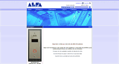 Desktop Screenshot of alfaelevadores.com.br