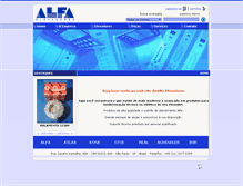 Tablet Screenshot of alfaelevadores.com.br